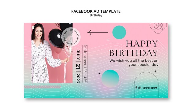 Birthday Party Social Media Promo Template – Free Download