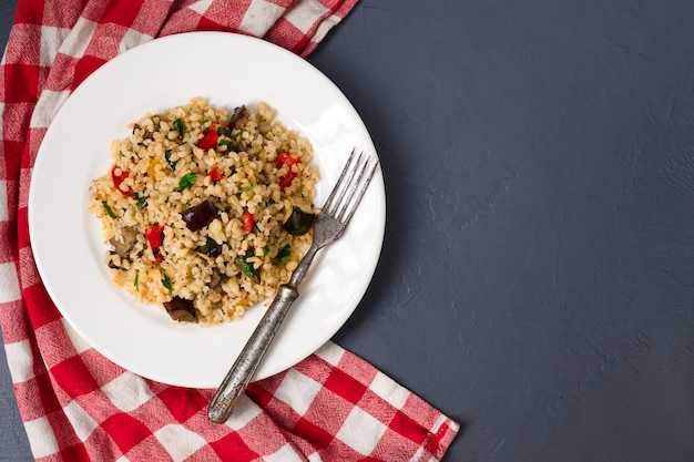 Pilaf with Vegetables and Greens – Free Stock Photo for Download