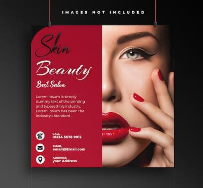 Creative Salon Poster Design Template – Free Download