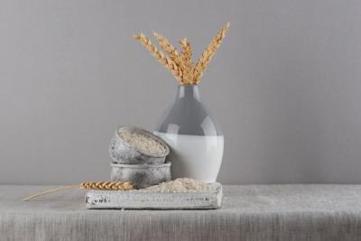 Zakat Still Life with Grains and Rice Arrangement – Download Free Stock Photo