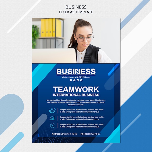 Business Concept Flyer Template – Free Download