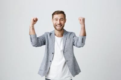 Happy Man Celebrating Victory – Free Stock Photo, Download for Free