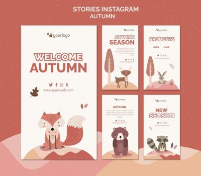 Autumn Concept Instagram Stories Template – Free Download