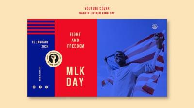 Martin Luther King Day Template Design – Free Download