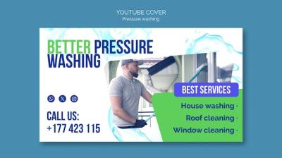 Pressure Washing Template Design – Free Stock Photo, Download for Free