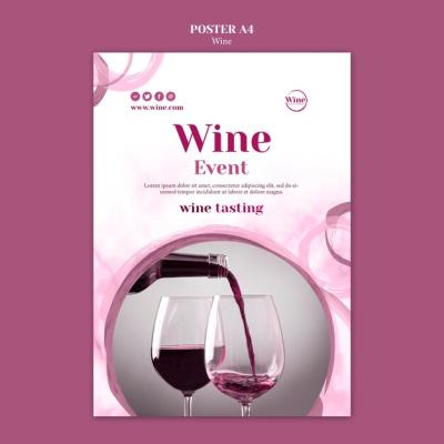 Wine Tasting Poster Template – Free Download for Your Next Event