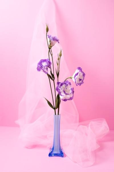 Beautiful Purple Flowers in Vase – Free to Download