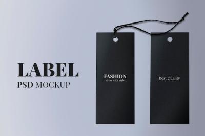 Minimal Clothing Label Mockup PSD for Fashion Brands – Free Download