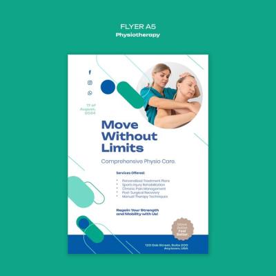 Physiotherapy Template Design – Free Download