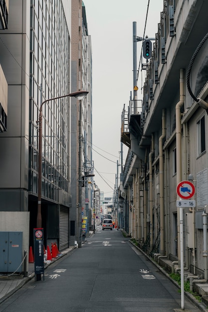 Charming Narrow Streets of Japan City – Free Download