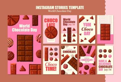 Celebrate World Chocolate Day with Engaging Instagram Stories – Free Download