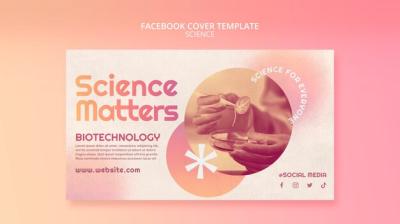 Science Template in Flat Design â Free Download