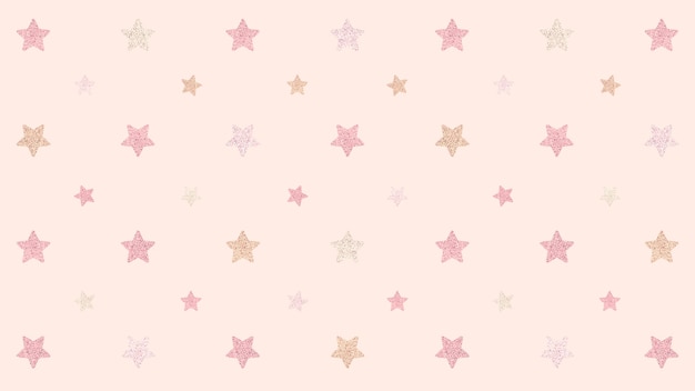 Seamless Glittery Pink Stars Background Design Resource – Free Download