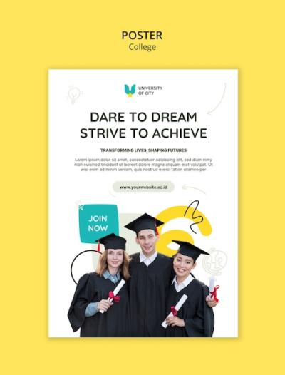 College Template Design – Free Stock Photo for Download