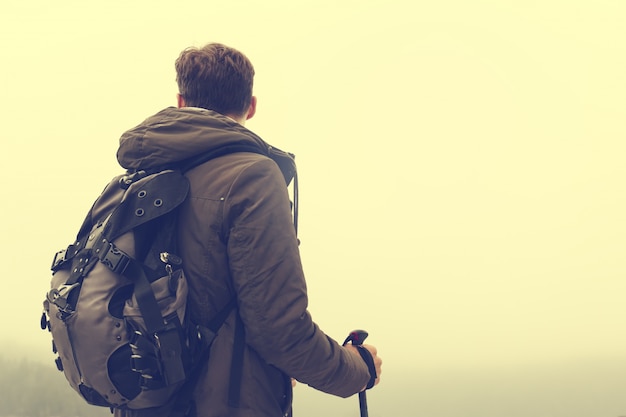 Young Man Hiking in Nature – Free Download for Stock Photos