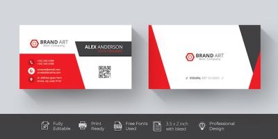 Professional Business Card Mockup – Free Download