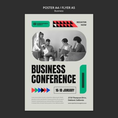 Business Concept Poster Template – Free Download