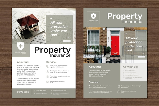 Editable Property Insurance Template PSD – Free Download