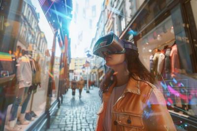 Futuristic Virtual Reality Experience in Urban Setting – Free Download