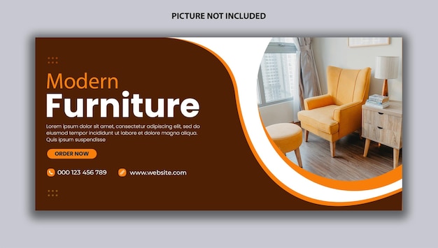 Furniture Facebook Cover Page Template – Free Download