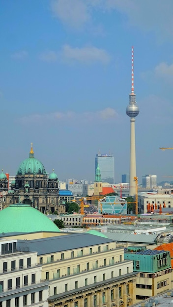 Stunning Cityscape Against a Beautiful Sky – Free Stock Photo for Download