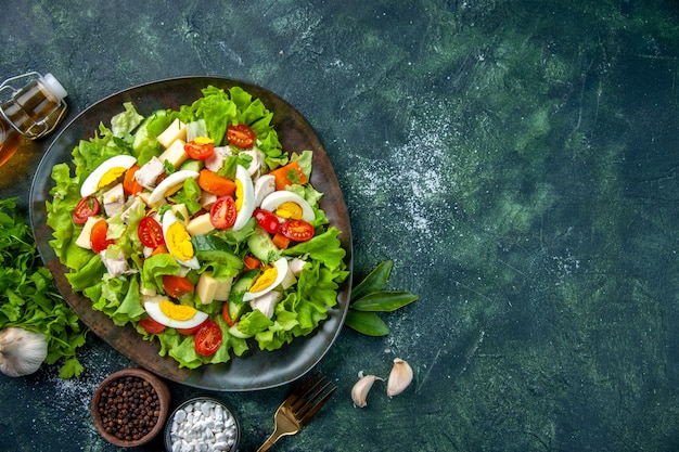 Homemade Delicious Salad with Fresh Ingredients and Spices | Free Stock Photo for Download