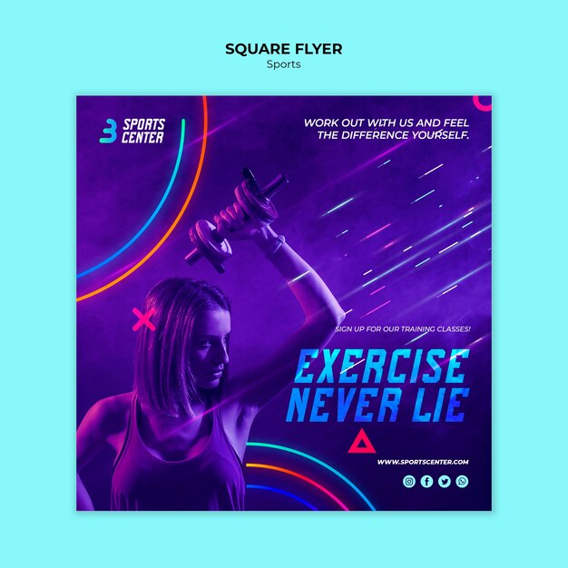 Dynamic Sport Flyer Template for Engaging Events – Free Download