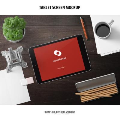 Tablet Screen Mockup – Free Download