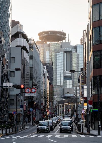 Japan Urban Landscape with Stunning Buildings – Free Download