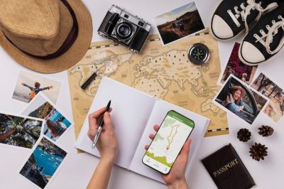 Travel Items Assortment – Free Stock Photo for Download