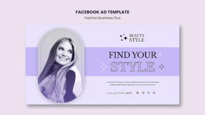 Hand Drawn Fashion Business Facebook Template – Free Download