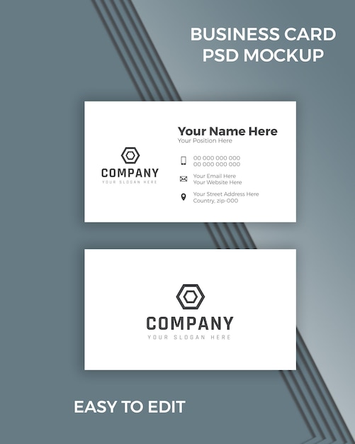 Professional Business Card Mockup – Free Download