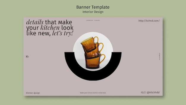 Interior Design Banner Template – Free Download