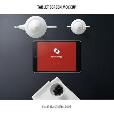 Tablet Screen Mockup – Download Free Stock Photo