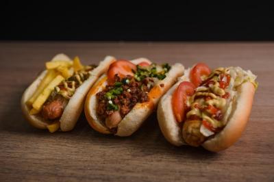 Delicious Hot Dogs with Tasty Dressings – Free to Download