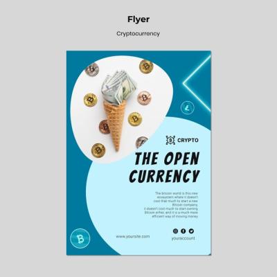 Cryptocurrency Flyer Template – Free to Download