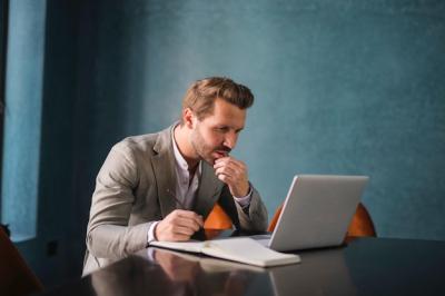 Man Focused on Computer Work | Free Stock Photo, Download Free