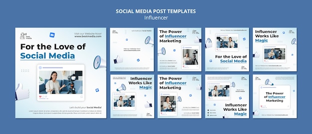 Instagram Posts for Influencer Marketing – Free Download