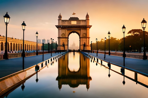 A Stunning View of USA Gate in New Delhi – Free Stock Photo for Download