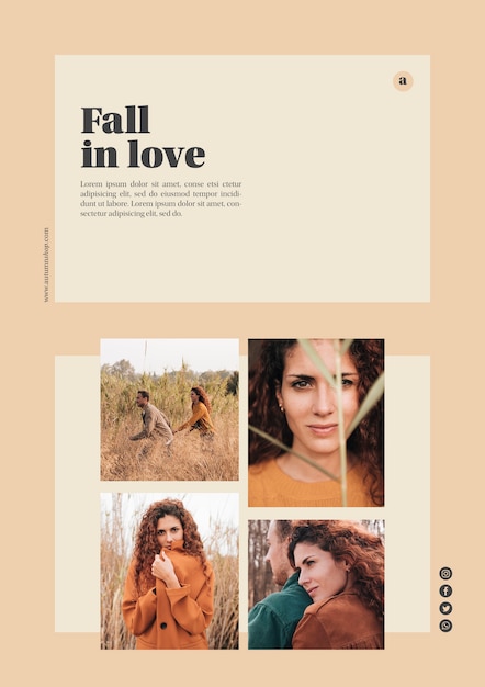 Autumn Web Template Featuring Stunning Photos – Free Download