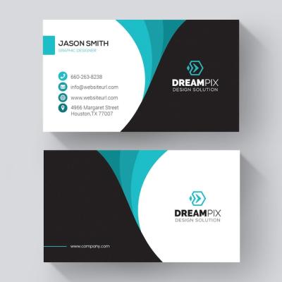 Elegant Blue Corporate Card PSD Template – Free Download