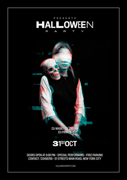 Blindfolded Woman Medium Shot with Glitch Effect – Free Stock Photo for Download