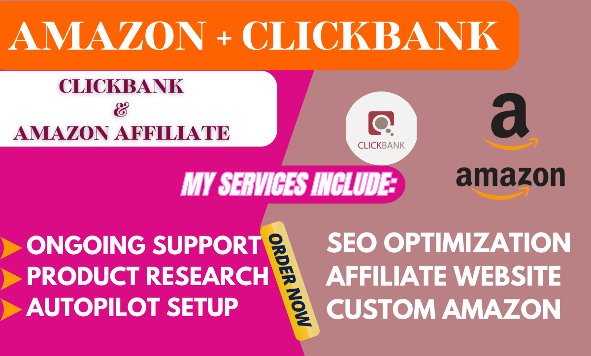 I Will Create an Autopilot Amazon Website With Clickbank Affiliate Links