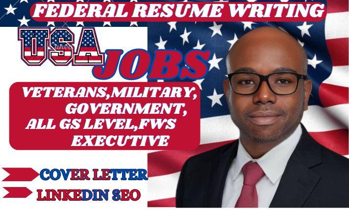 I Will Write USAJOBS Federal Resume, Professional ATS Resume, Engineering Resume, CV