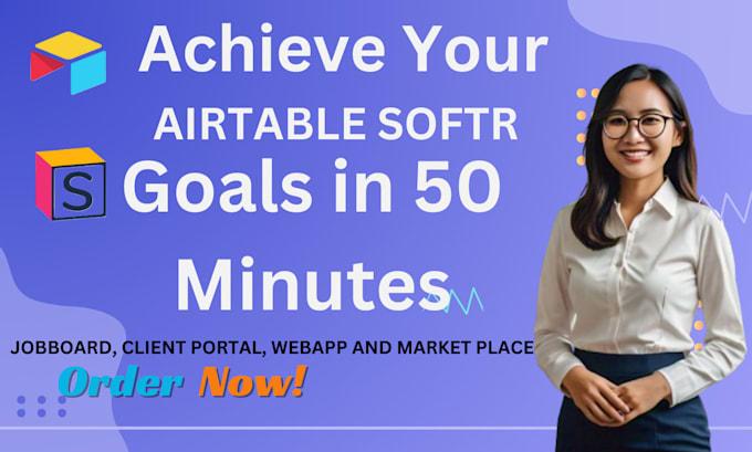 I Will Build Airtable Automation, Softr Client Portal, Jobboard, Webstart Webapp