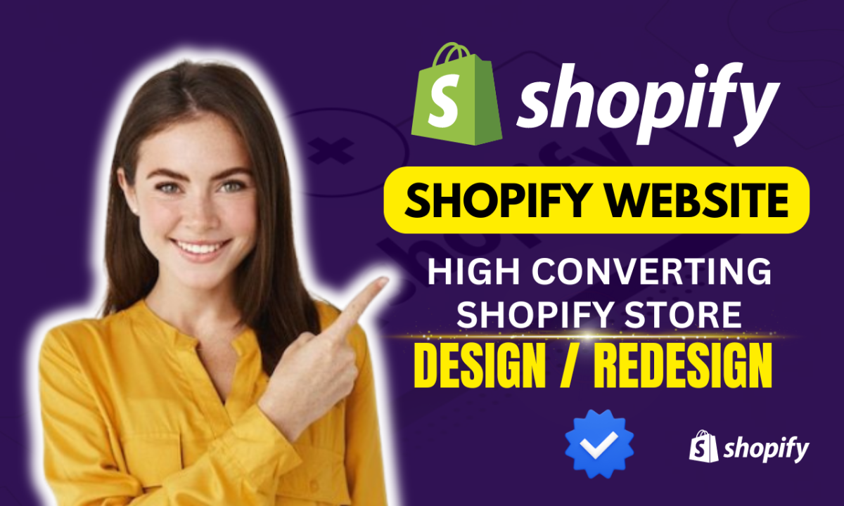 I Will Design Shopify Websites, Redesign Shopify Stores, and Create Dropshipping Stores