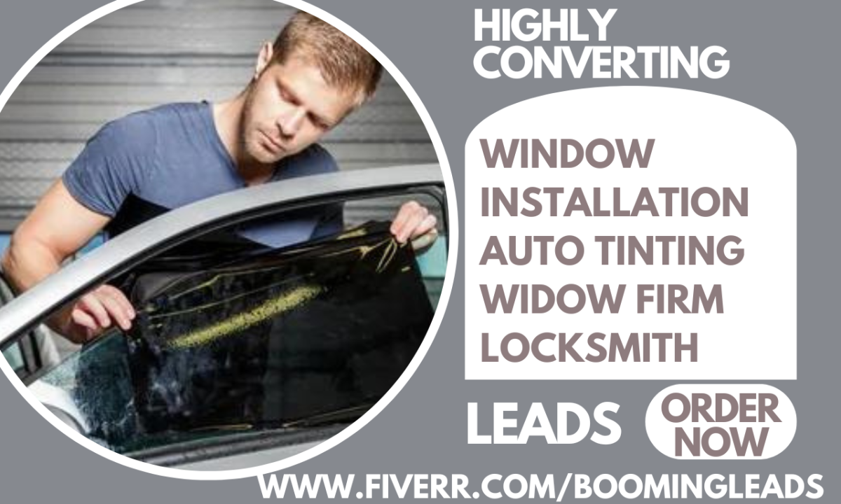 Generate Window & Door Installation Leads for Your Window Firm & Auto Tinting via Facebook Ads