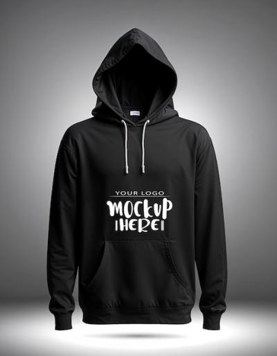 Hoodie Mockup Template Design for Social Media Posters and Banners – Free Download