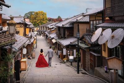 Pre-Wedding Photoshoot in Kyoto’s Charming Old Town, Japan – Free Download