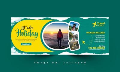 Social Media Cover Photo Design Template for Travel Agencies – Free Download